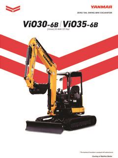 yanmar vio30 6b specifications